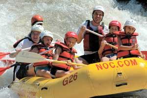 NOC White Water Rafing & Cabin Packages Available