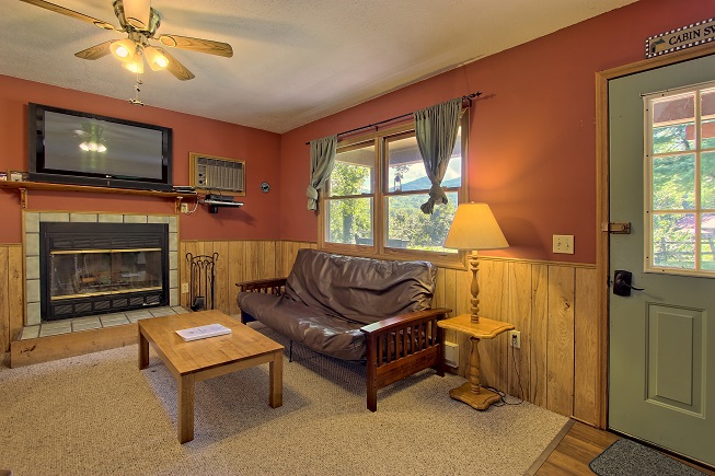 Moose Living Room Fireplace